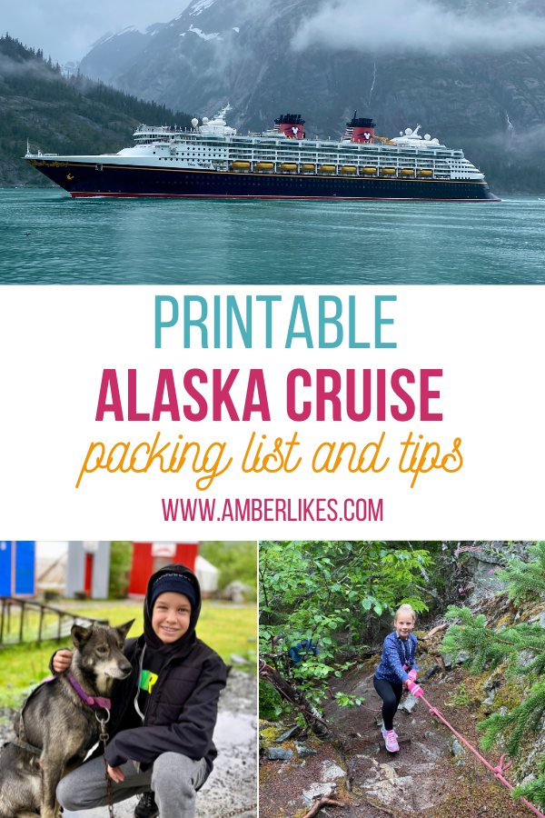 alaska cruise in may packing list